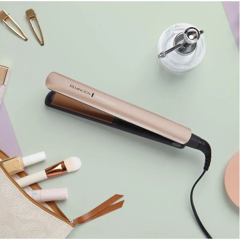 Cabello de Salón en Minutos! Cepillo 5 en 1 + Plancha Keratin