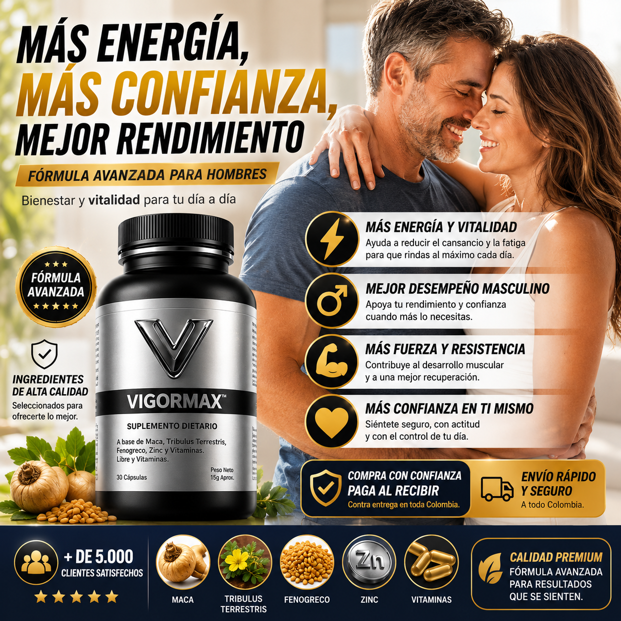 VigorMax - Más energía. Más confianza. Más actitud.