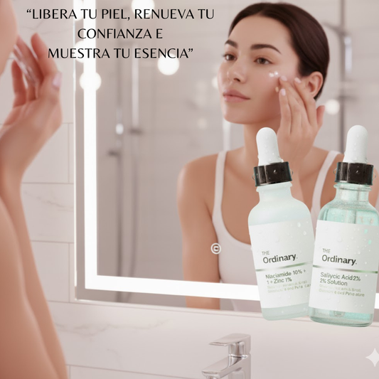 ✨ “Niacinamida + Ácido Salicílico: 💧 “El secreto de una piel perfecta está en esta combinación”